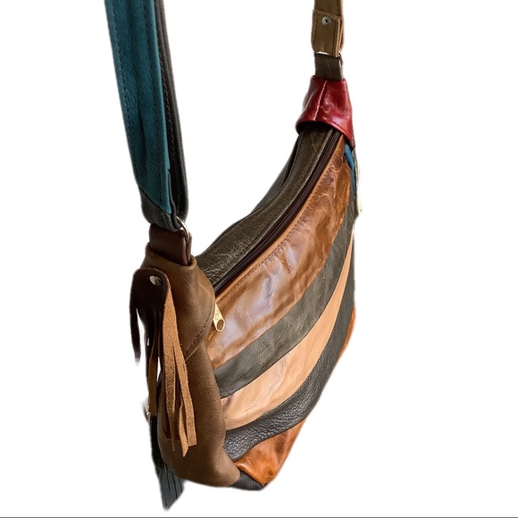 XXSOLDXX Leather fringe boho Boho shoulder|boho fringed crossbody - Picture 2 of 11